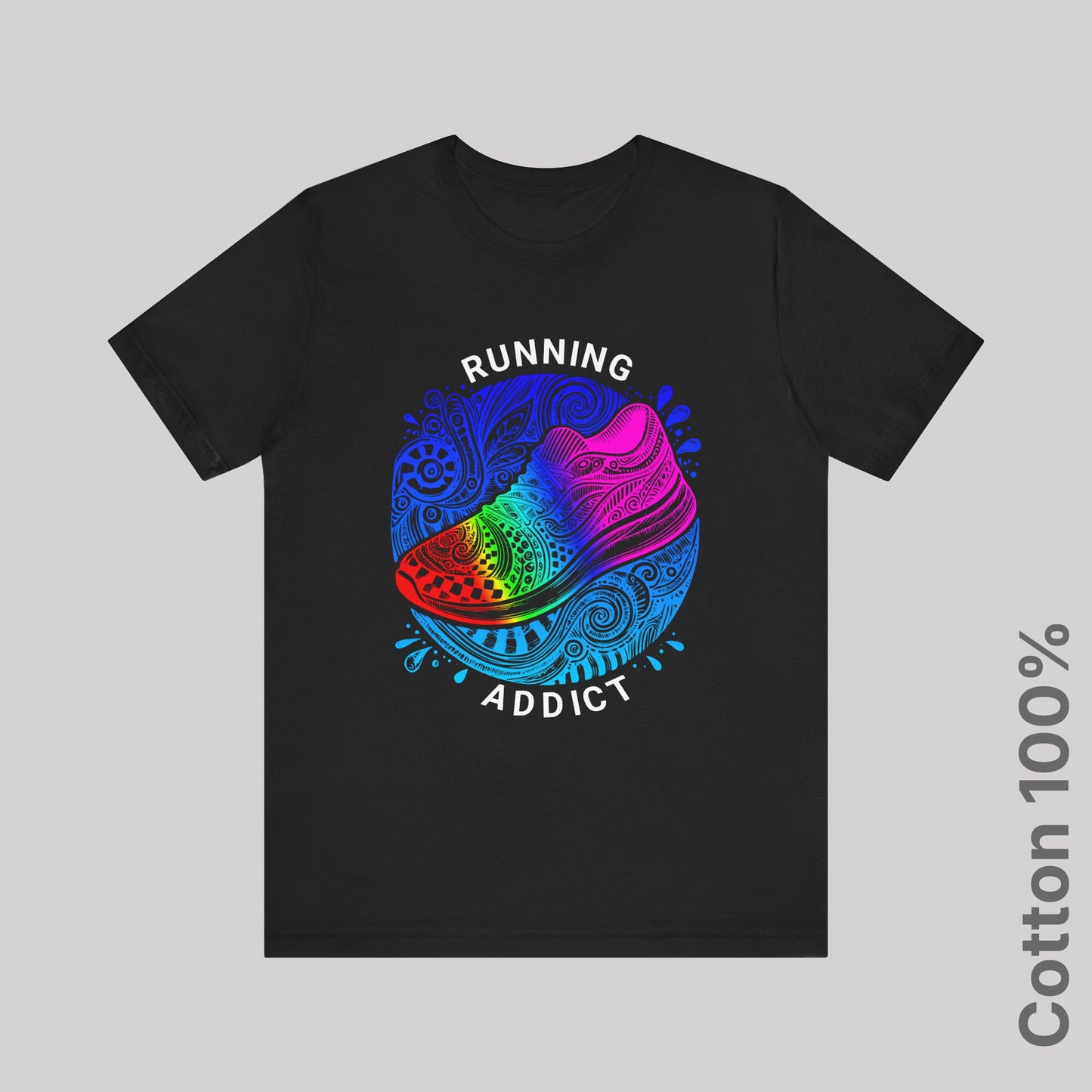 Running Addict 100% Cotton Tee