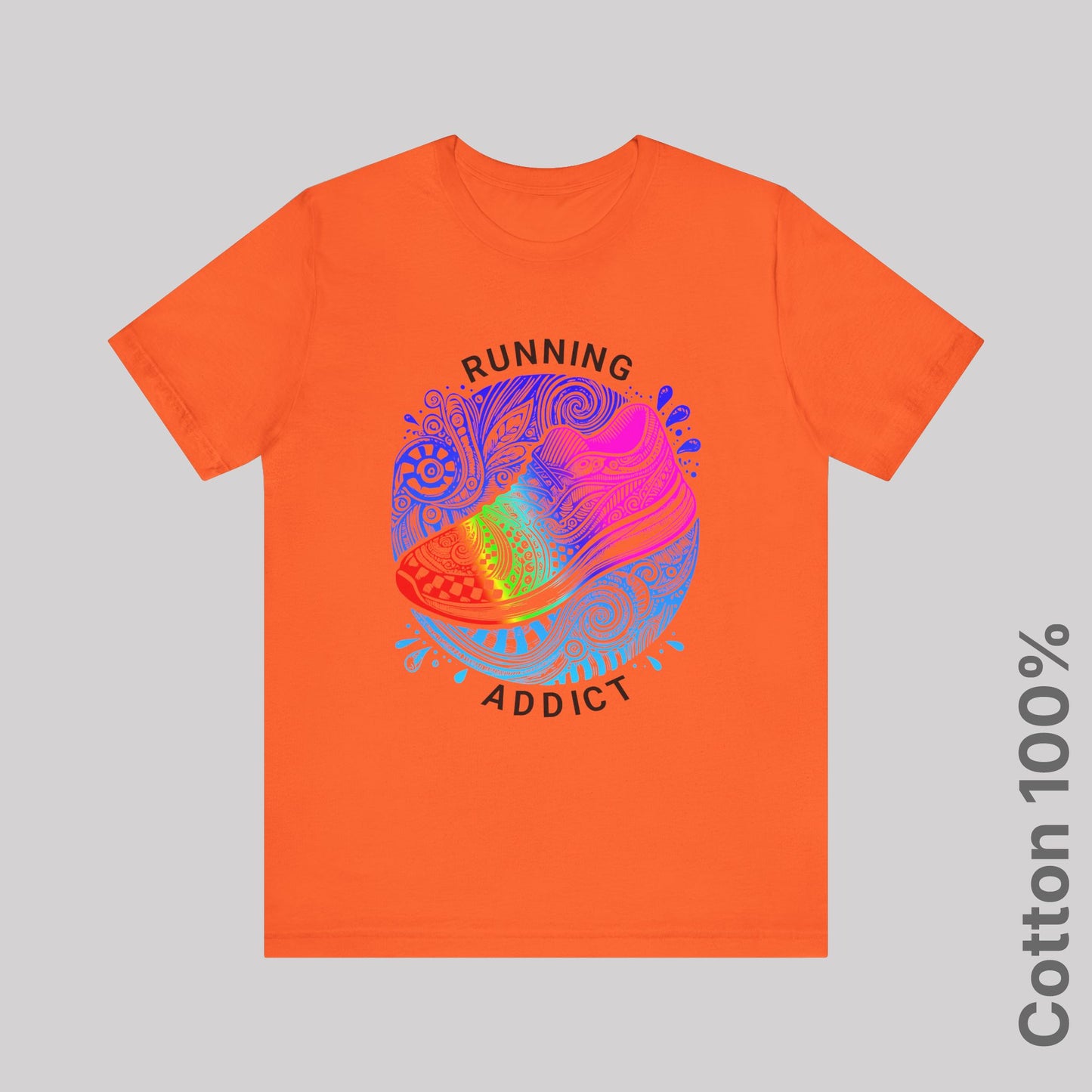 Running Addict 100% Cotton Tee