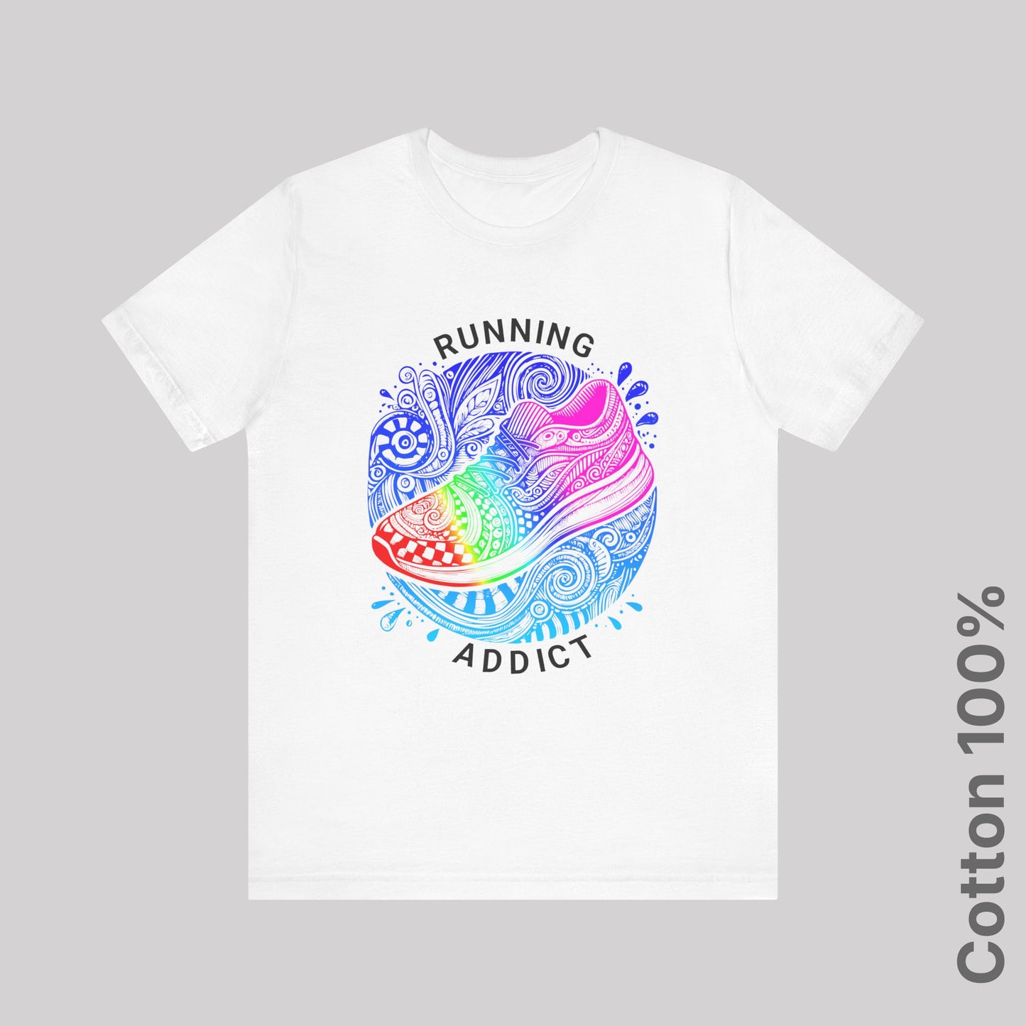 Running Addict 100% Cotton Tee