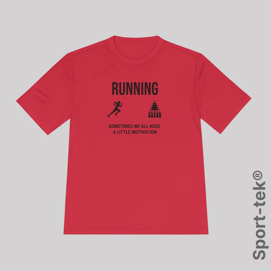 Running Sometimes we all need a little motivation (Christmas Tree)  - Sport-Tek® Running Tee