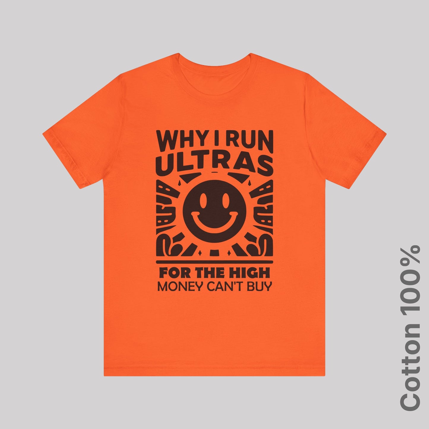 Why I Run Ultras? For the High Money Can't Buy 100% Cotton Tee