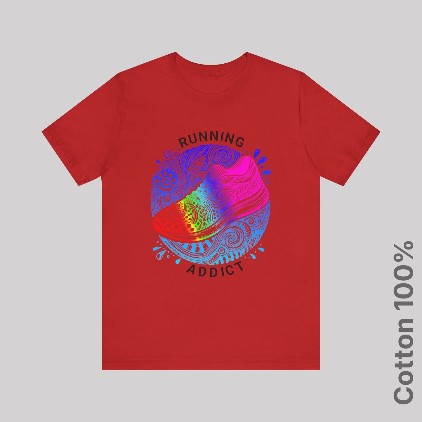 Running Addict 100% Cotton Tee