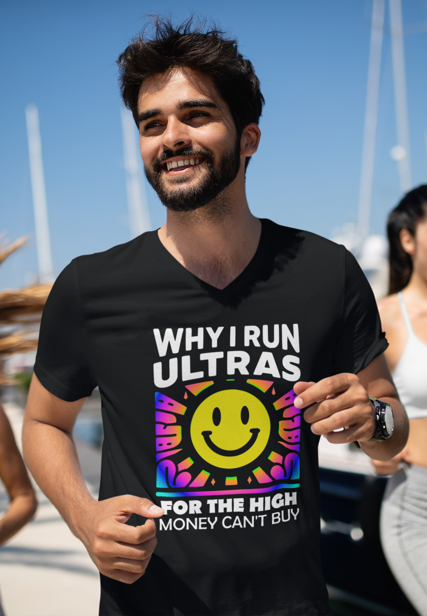 Why I Run Ultras? For the High Money Can't Buy 100% Cotton Tee