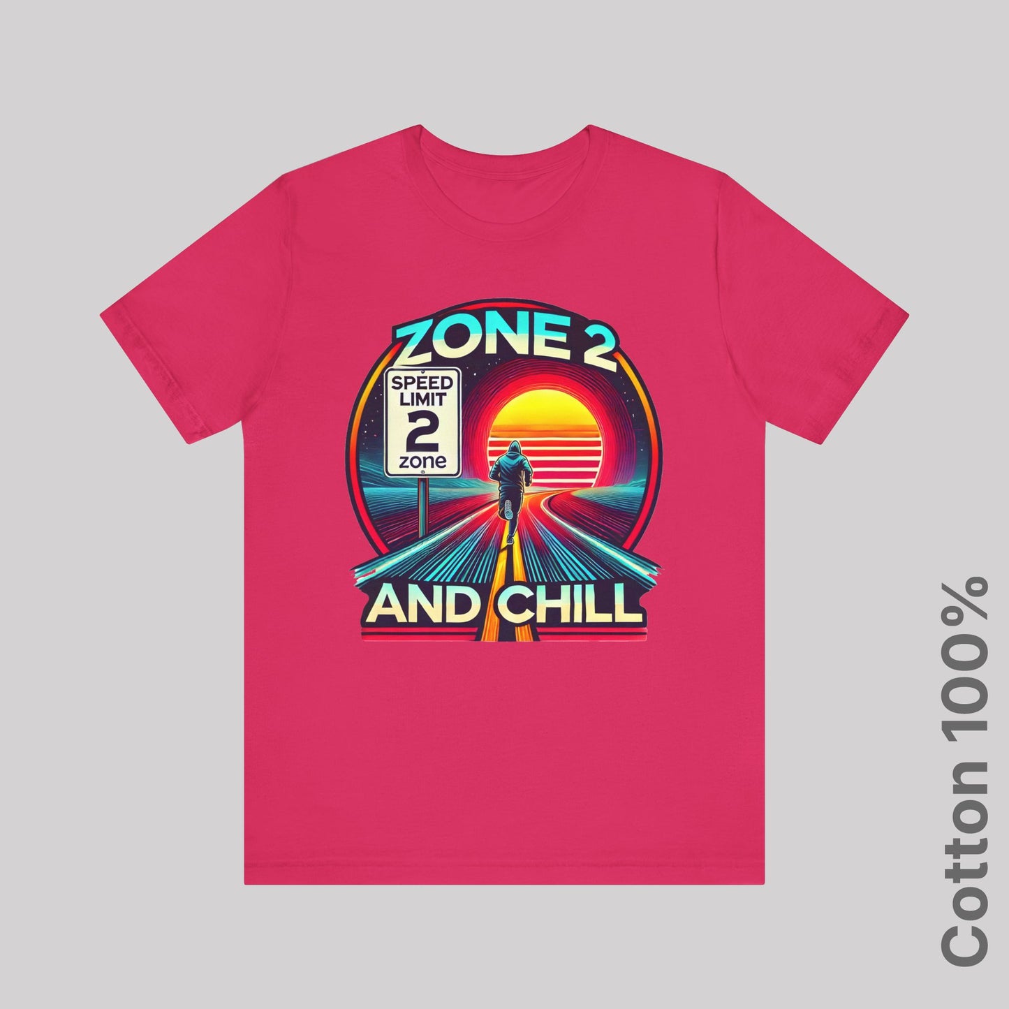 Zone 2 and Chill. 100% Cotton Tee