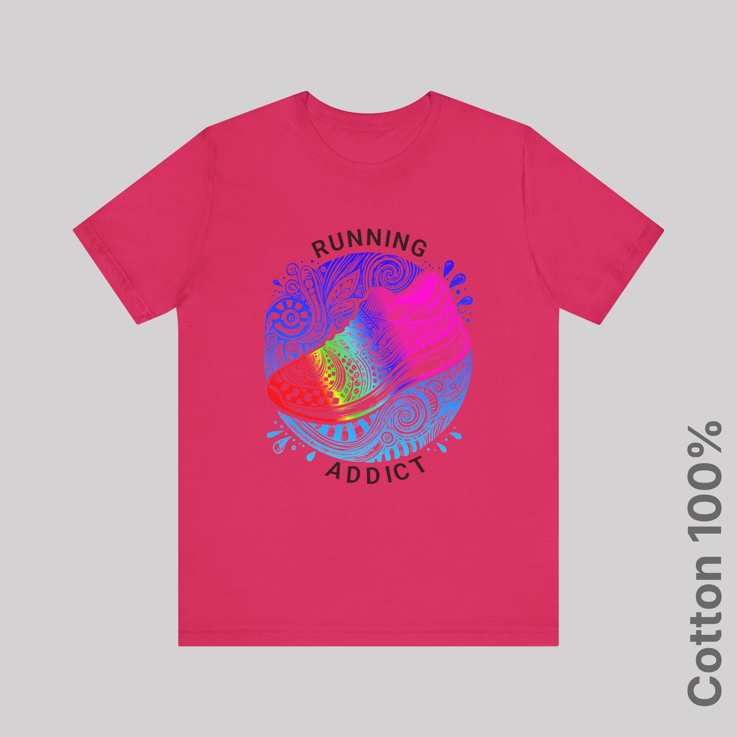 Running Addict 100% Cotton Tee