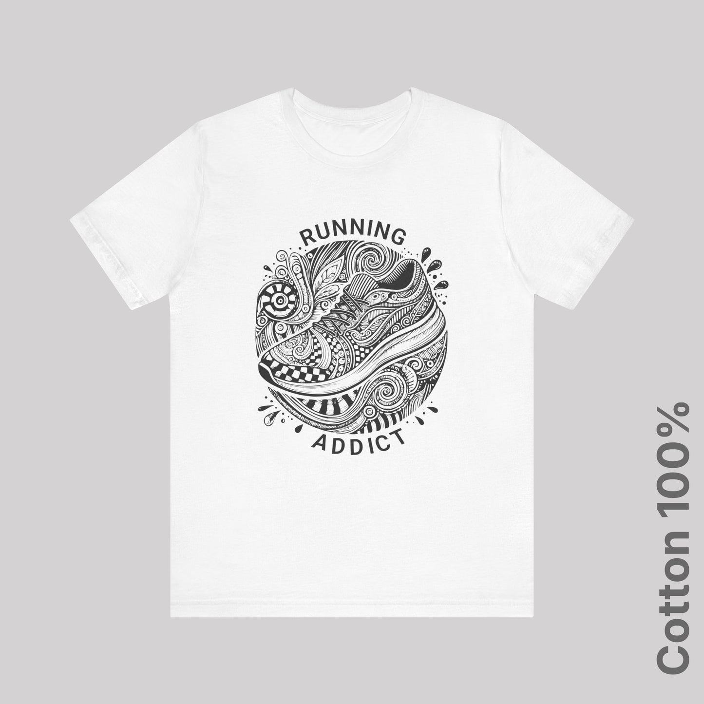 Running Addict 100% Cotton Tee