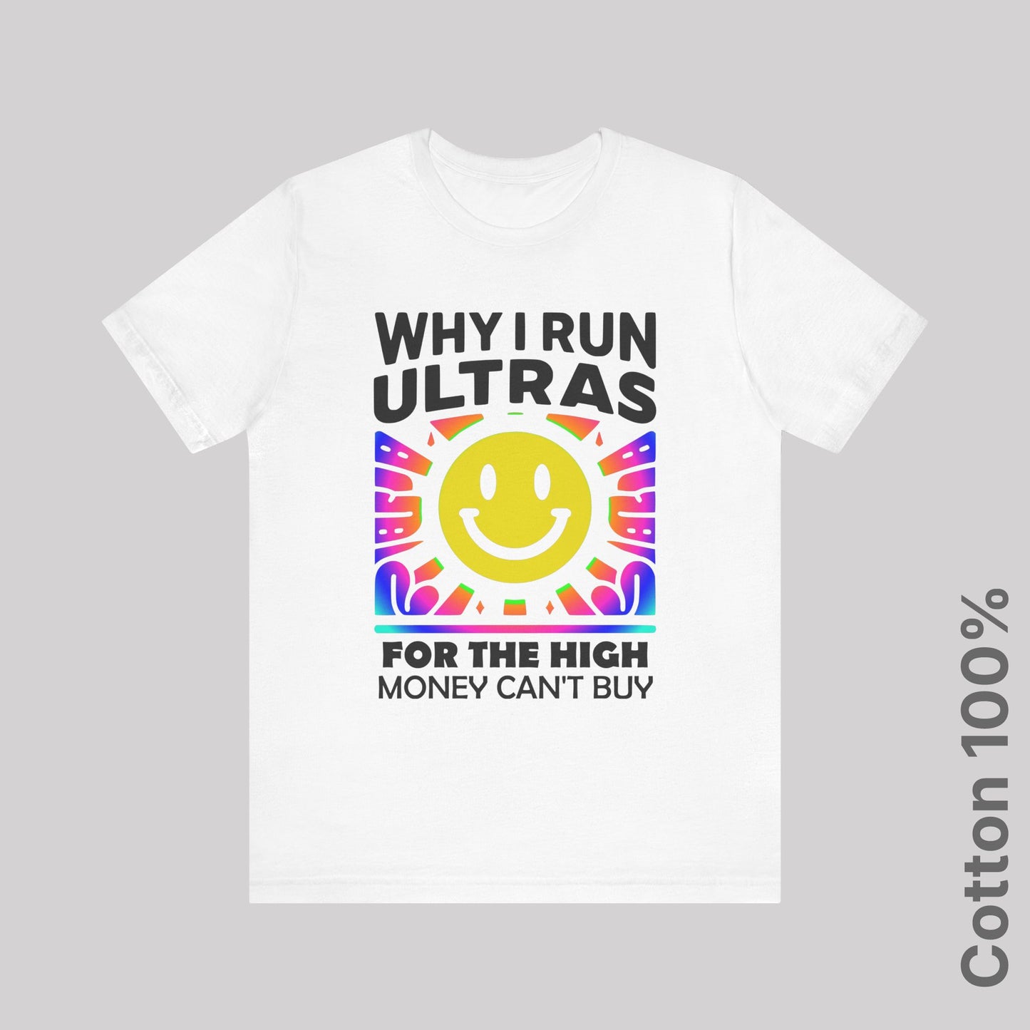 Why I Run Ultras? For the High Money Can't Buy 100% Cotton Tee